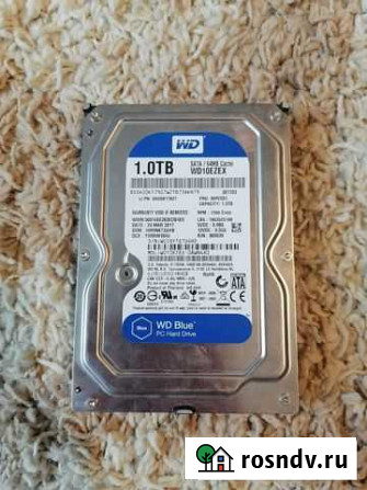 Жесткий диск 1 тб wd blue 7200 64mb Волгоград - изображение 1
