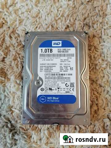 Жесткий диск 1 тб wd blue 7200 64mb Волгоград - изображение 1