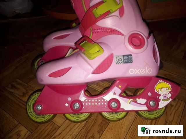 Роликовые коньки детские раздвижные 30-32 Энгельс - изображение 1