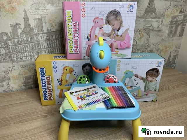 Детский стол, проектор для рисования с подсветкой Краснодар - изображение 1