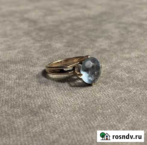 Кольцо Топаз Золото 585 6.6гр 17р Петропавловск-Камчатский - изображение 1