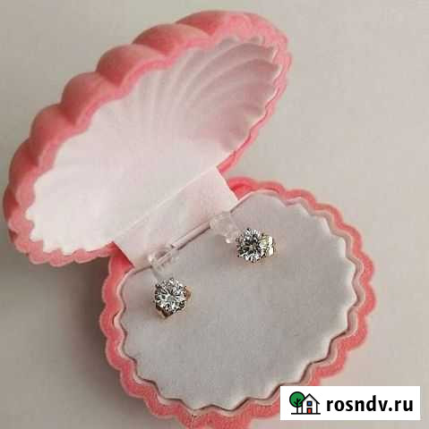 Серьги. Пусеты. Гвоздики. Медицинский сплав Октябрьский - изображение 1