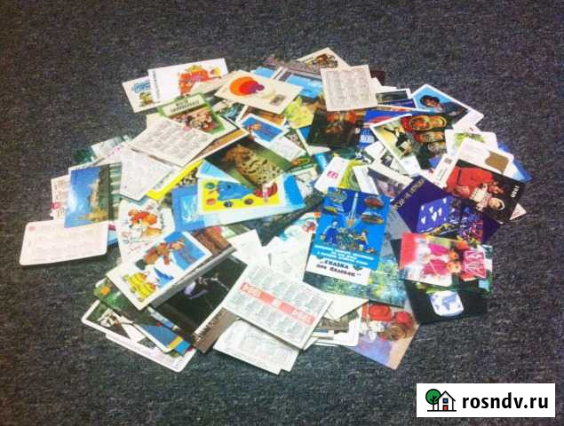 Коллекция календариков (200шт.) 1970-1992гг Тюмень - изображение 1