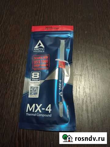 Термопаста Arctic Cooling MX-4 8.5 Вт/мК 4г Королев - изображение 1