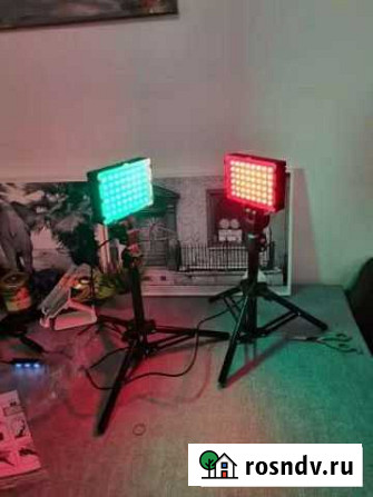 Видеосвет Viltrox RGB 2 стойки 2600K-6000K Краснознаменск - изображение 1