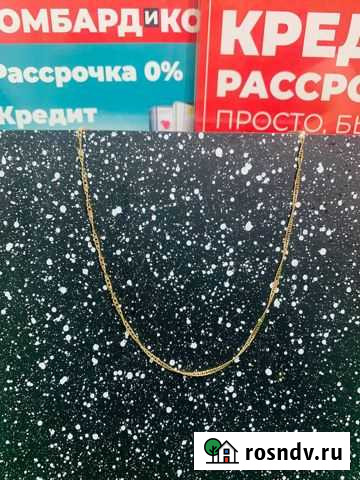 Золотая цепочка 585пр 45см 3.95гр (Б 6943) Красноярск - изображение 1