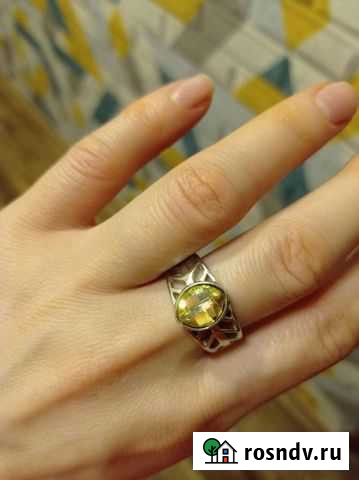 Кольцо с кристаллом Сваровски Ковров - изображение 1