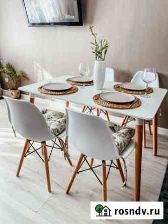Комплект мебели стол 120*80 и 4 стула Eames Иркутск