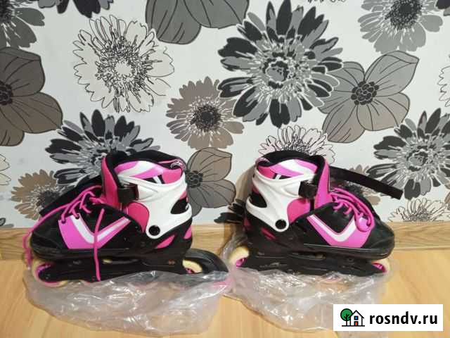 Роликовые коньки детские раздвижные Гусев - изображение 1