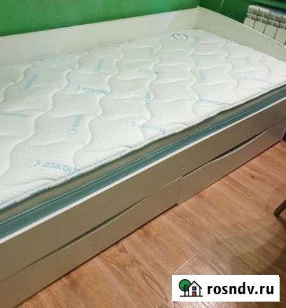 Кровать с ортопедическим матрасом бу Ростов-на-Дону - изображение 1