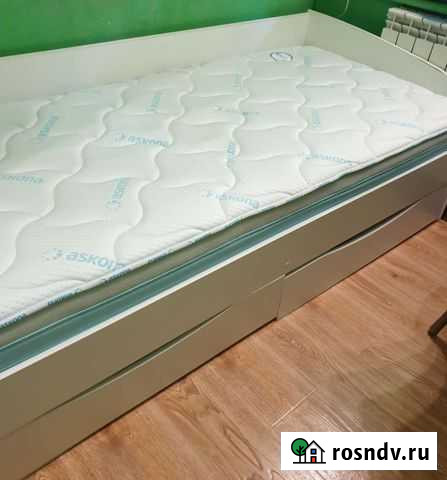 Кровать с ортопедическим матрасом бу Ростов-на-Дону - изображение 1