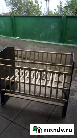 Кроватка для новорожденных с маятником Прохладный - изображение 1