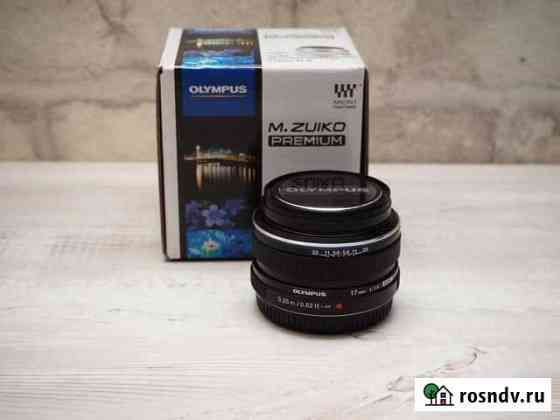 Olympus 17mm f/1.8 новый + бленда Воронеж