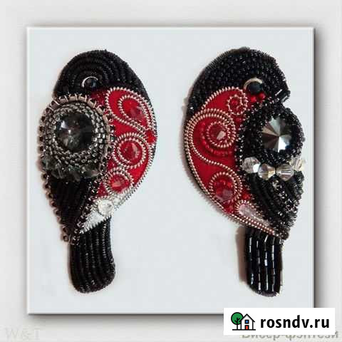 Брошь Снегирь Липецк - изображение 1