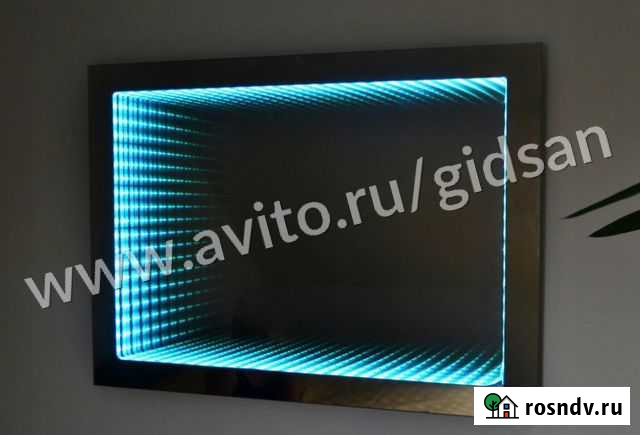 Зеркало с 3D подсветкой (эффект бесконечности) Уфа - изображение 1