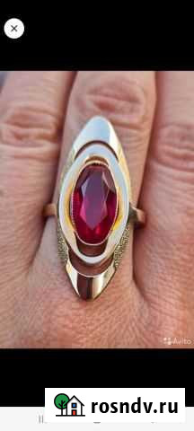 Золотое кольцо Парус, СССР. 583 проба Электросталь - изображение 1