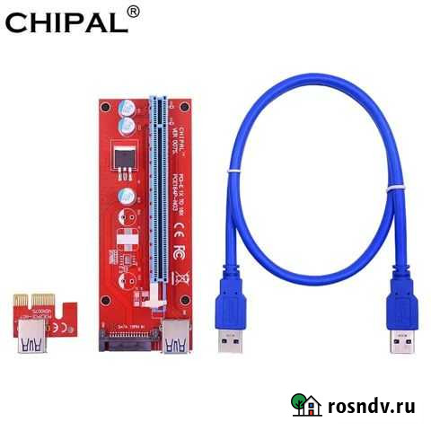 Райзеры riser pci-e Тольятти - изображение 1