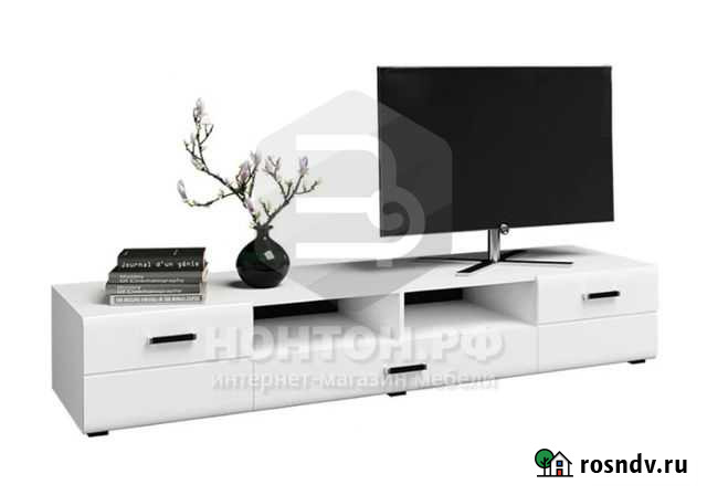 Тв-тумба Нэнси New белый глянец Тула - изображение 1