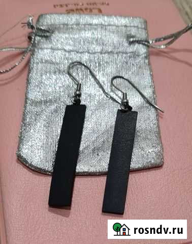 Серьги кожаные Ставрополь - изображение 1