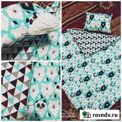 Детское одеяло в кроватку и подушечка Вышний Волочек - изображение 1