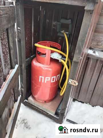 Газовый баллон 27 литров + шкаф + редуктор и шланг Кингисепп - изображение 1