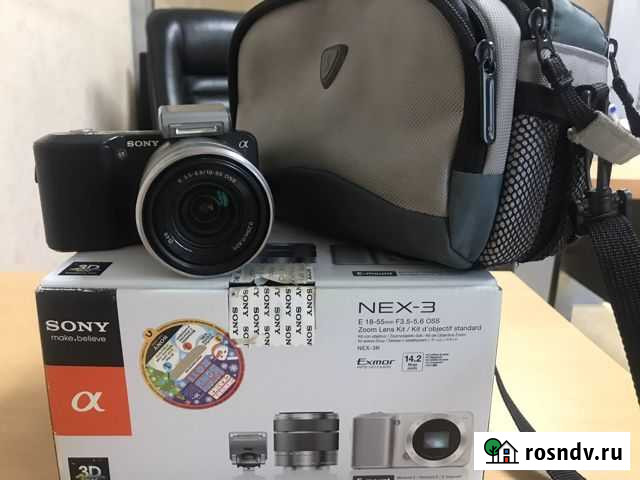 Зеркальный фотоаппарат Sony NEX-3 Рубцовск - изображение 1