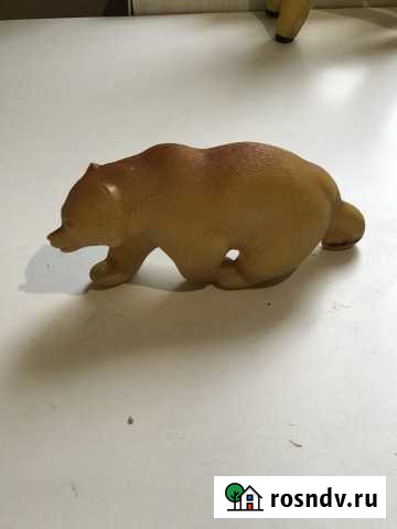 Медведь игрушка СССР пластмасса 50 ые годы Подольск - изображение 1