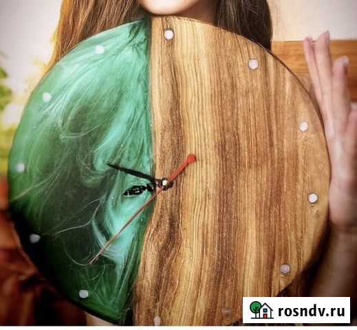 Часы из карагача смола Смоленск - изображение 1