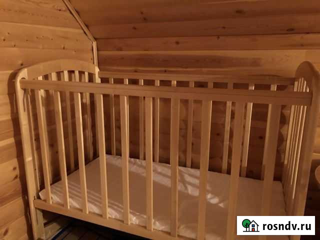 Кроватка с матрасом. Новое Красноярск - изображение 1