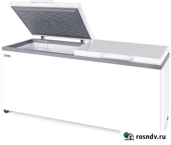 Морозильный ларь Снеж с глухой крышкой млк-800 Рыбинск - изображение 1