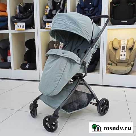 Прогулочная коляска Farfello Airy серо-зелёная Уфа - изображение 1
