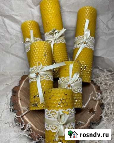 Свечи медовые из вощины Самара - изображение 1