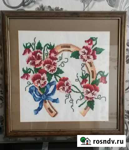 Картина с вышивкой Подкова счастья Киров - изображение 1