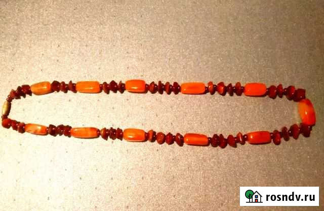 Бусы из индийского сердолика Обнинск - изображение 1