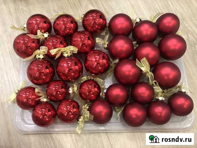 Елочные стеклянные игрушки украшения шарики шары Самара - изображение 1