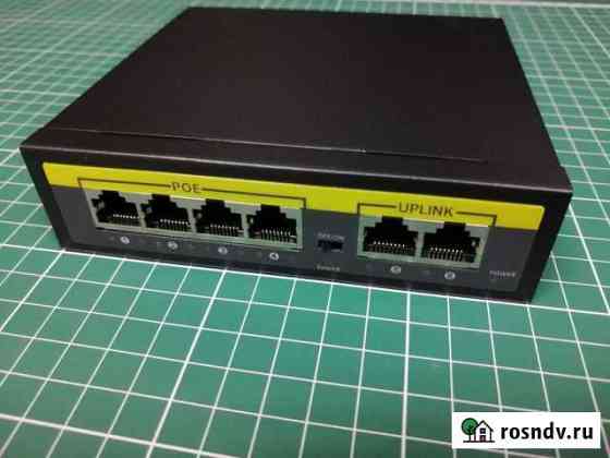 PoE Коммутатор KuWFi (KuWFi-X1006), PoE 48 v Сибай
