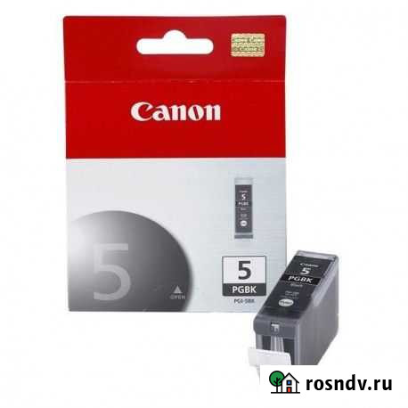 Картридж Canon PGI-5BK 0628B024 фото черный Солнечногорск - изображение 1