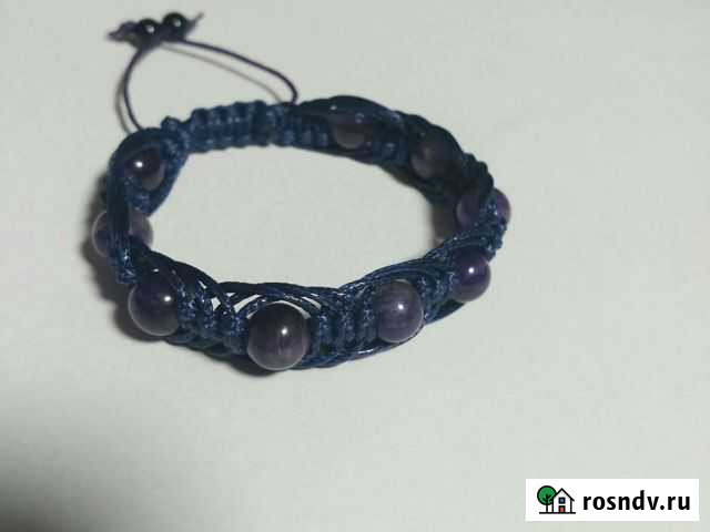 Браслет Шамбала с бусинами аметиста Йошкар-Ола - изображение 1