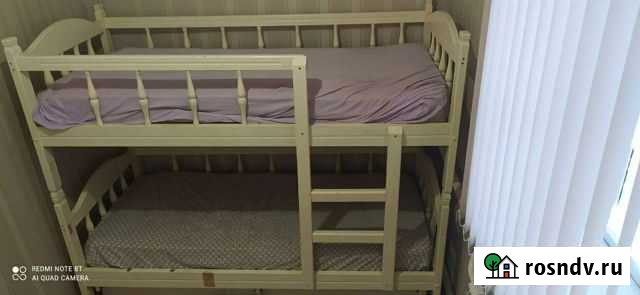 Двухъярусная кровать бу с матрасами Гудермес - изображение 1