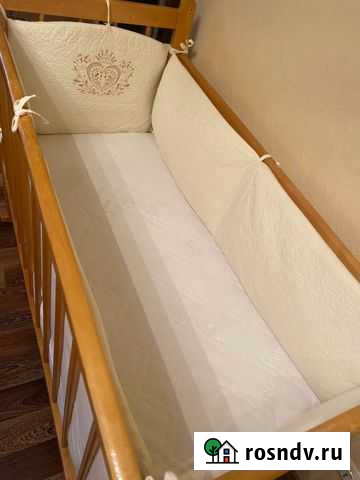 Детская кроватка с маятником Волжский - изображение 1