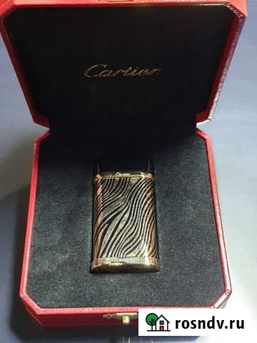Оригинальная зажигалка Cartier (с позолотой) Екатеринбург - изображение 1