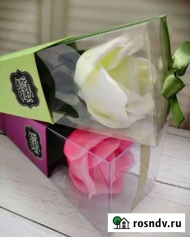 Роза в конусе из мыла ручной работы Павловский Посад - изображение 1