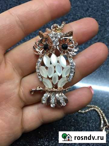 Кулон в виде совы на цепочке Самара - изображение 1