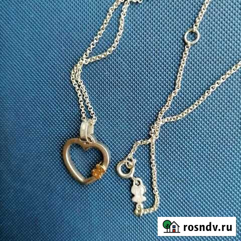 Серебряная цепочка с кулоном Саранск - изображение 1