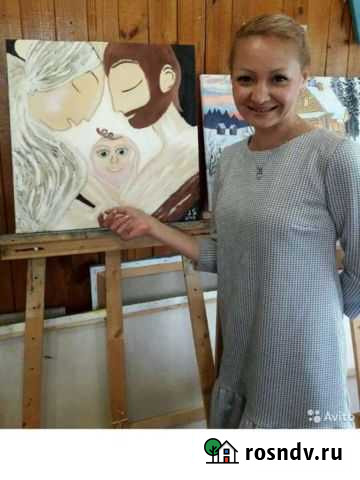 Картина маслом на холсте Тюмень - изображение 1