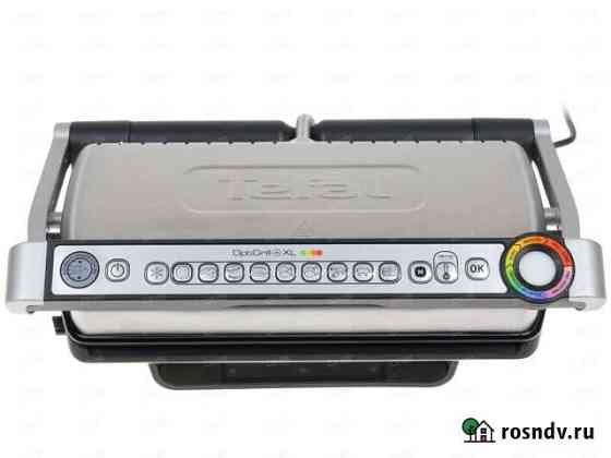 Гриль Tefal GC722D34 Optigrill XL серебристый Малое Верево