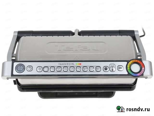 Гриль Tefal GC722D34 Optigrill XL серебристый Малое Верево - изображение 1