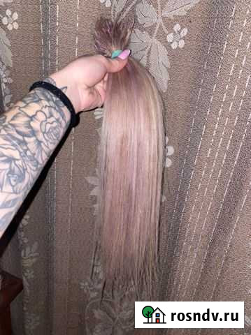 Волосы для наращивания lux блонд Барнаул - изображение 1