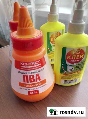 Клей пва 4 шт 250/125гр Тольятти - изображение 1