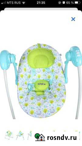 Музыкальное кресло-качалка новое Владикавказ - изображение 1